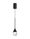 YASKR Lampa Wisząca Nata 1xLED czarna PL0104-BK   YASKR Lampa Wisząca Nata 1xLED czarna PL0104-BK