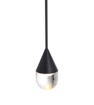 YASKR Lampa Wisząca Nata 1xLED czarna PL0104-BK   YASKR Lampa Wisząca Nata 1xLED czarna PL0104-BK