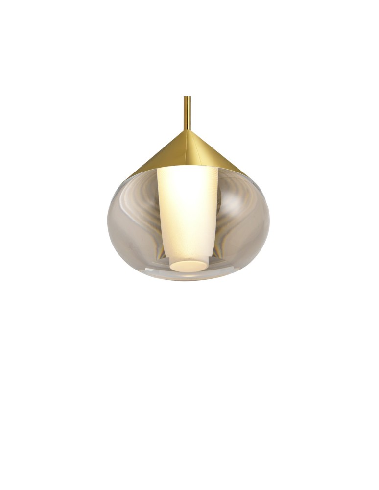 YASKR Lampa Wisząca Suza 1xLED złota PL0103-GD YASKR Lampa Wisząca Suza 1xLED złota PL0103-GD