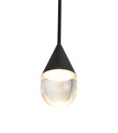 YASKR Lampa Wisząca Nata 1xLED czarna PL0104-BK   YASKR Lampa Wisząca Nata 1xLED czarna PL0104-BK
