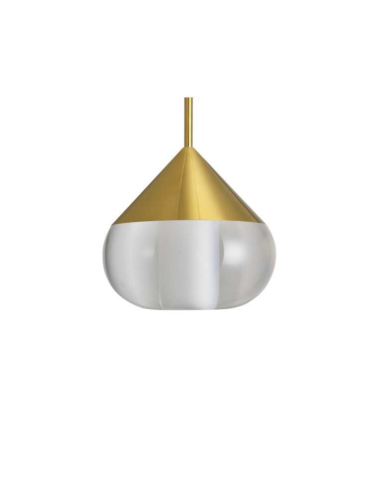 YASKR Lampa Wisząca Suza 1xLED złota PL0103-GD YASKR Lampa Wisząca Suza 1xLED złota PL0103-GD