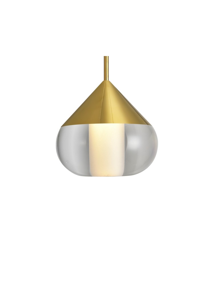 YASKR Lampa Wisząca Suza 1xLED złota PL0103-GD YASKR Lampa Wisząca Suza 1xLED złota PL0103-GD