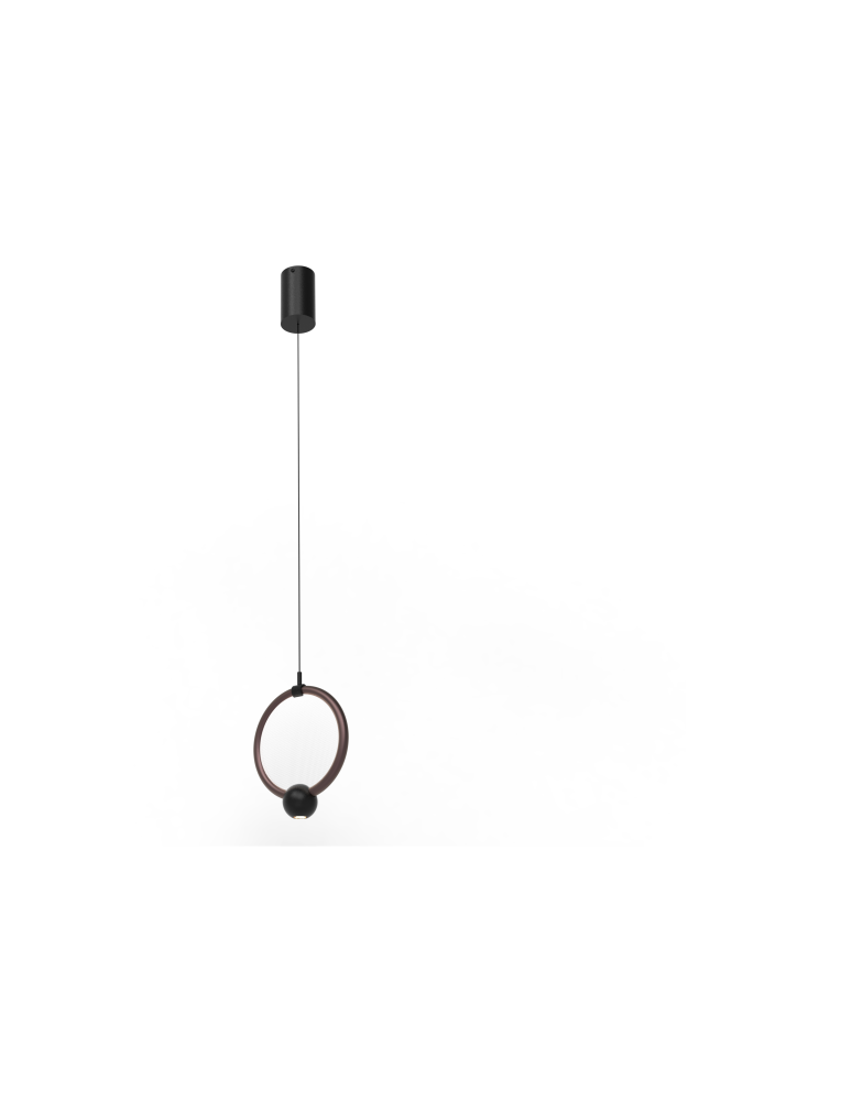 YASKR Lampa Wisząca Kolia 2xLED Różowe Złoto PL0146  Różowe Złoto Malowane