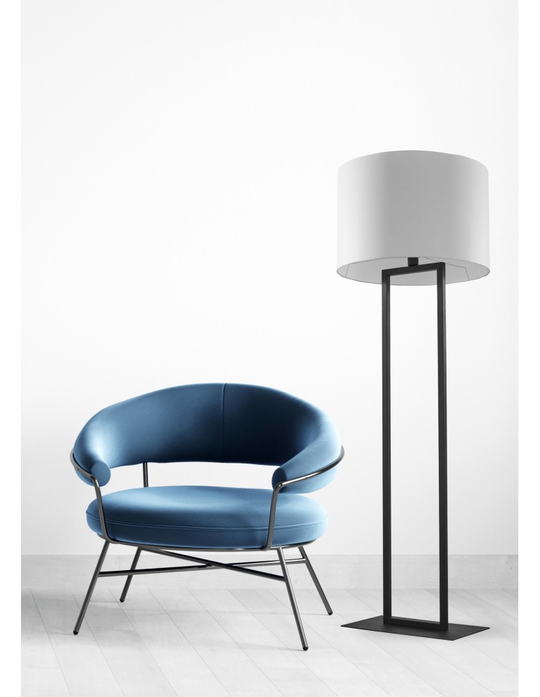 Lampy wiszące - Zuma Line Tessa Lampa Wisząca Czarny / Biały 495 - product kolory-swiatla.pl 2