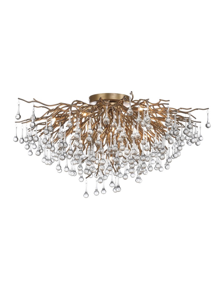 Lampy sufitowe - Paul Neuhaus Icicle Lampa Sufitowa Stary Mosiądz 8092-11 - product kolory-swiatla.pl 2