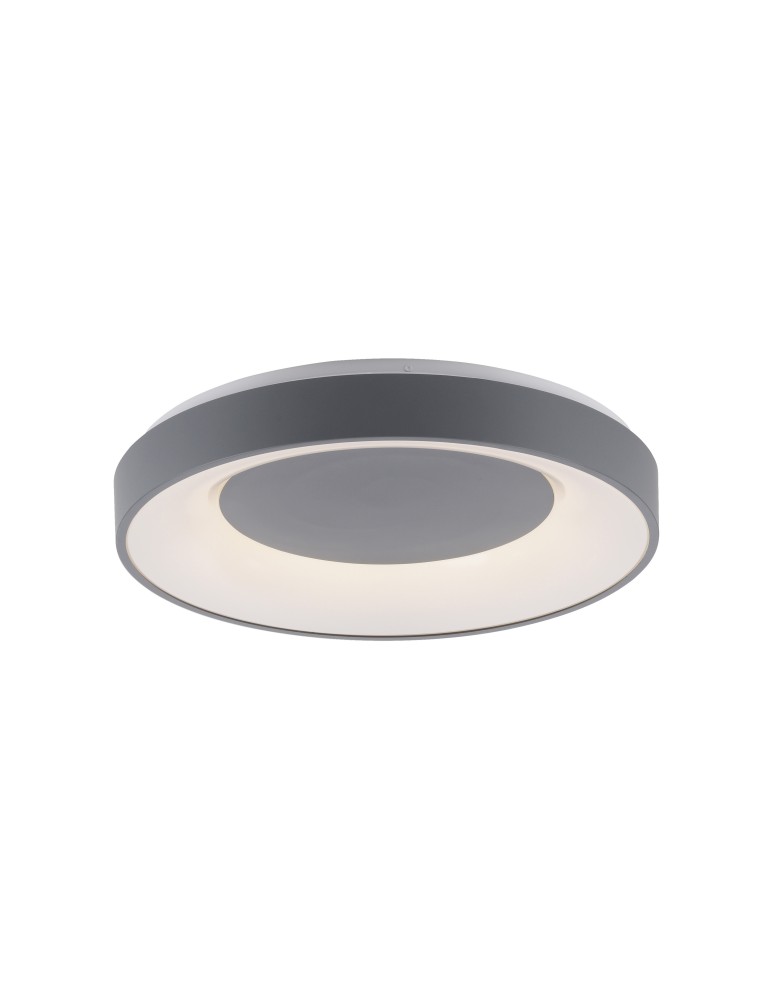 Lampy sufitowe - Leuchten Direkt Anika Sufitowa Z Pilotem Z Regulacją Barwy Światła I Ściemnianiem Ciemny Szary 14326-18 - produkt kolory-swiatla.pl 2