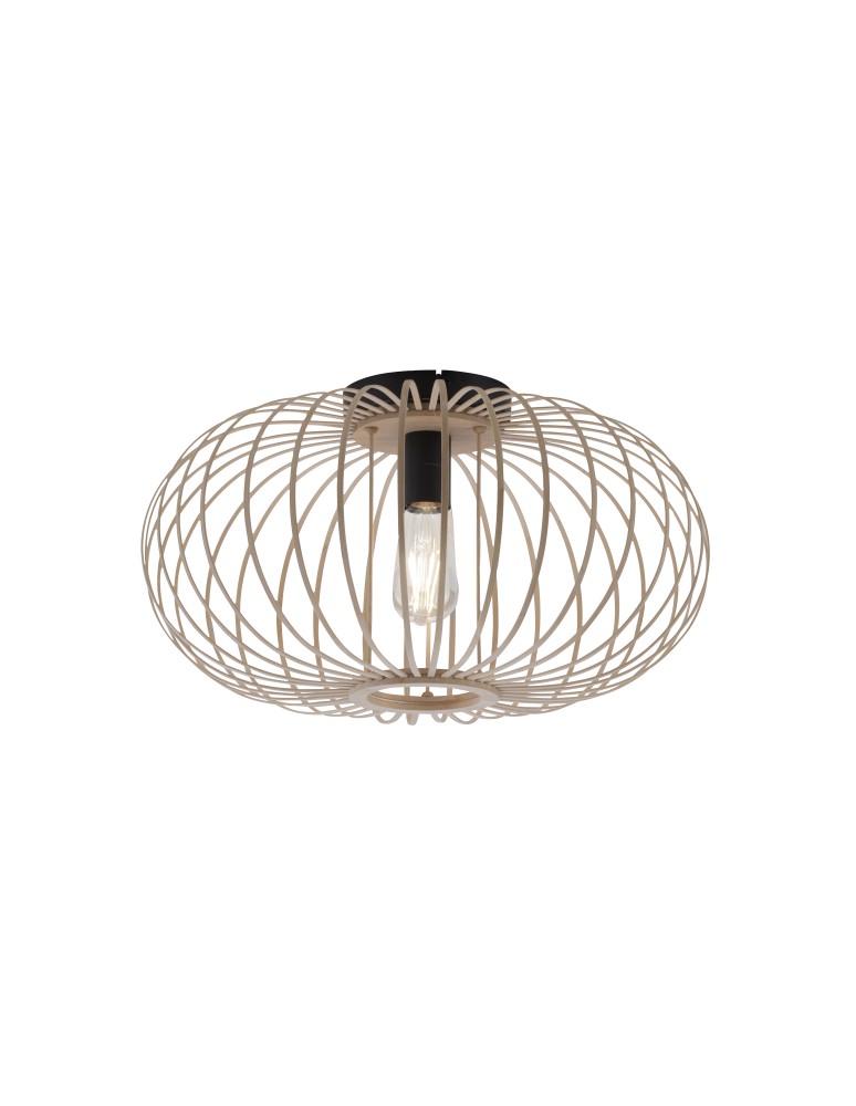Lampy sufitowe - Paul Neuhaus Racoon Lampa Sufitowa Drewno Naturalne 11411-79 - product kolory-swiatla.pl 2