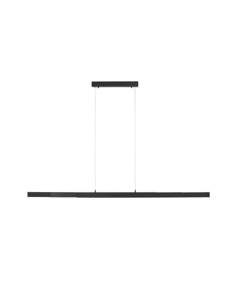 Lampy wiszące nad biurko - Paul Neuhaus Luzi Lampa Wisząca Rozsuwana 100-180cm Nad Stół Antracyt 11660-13 - product kolory-swiatla.pl 2