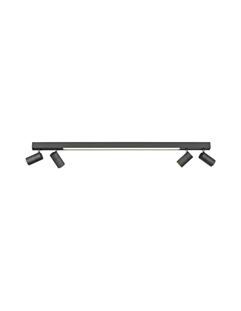 Lampy sufitowe - Paul Neuhaus Pure-Lines Sufitowa Z Reflektorami Pilot Sterowanie Barwą I Ściemnianie, Tryb Nocny Antracyt 6121-13 - produkt kolory-swiatla.pl 2