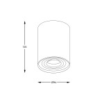 Oprawy sufitowe złote - Zuma Line Rondoo Spot 94354-N złoty - product 2