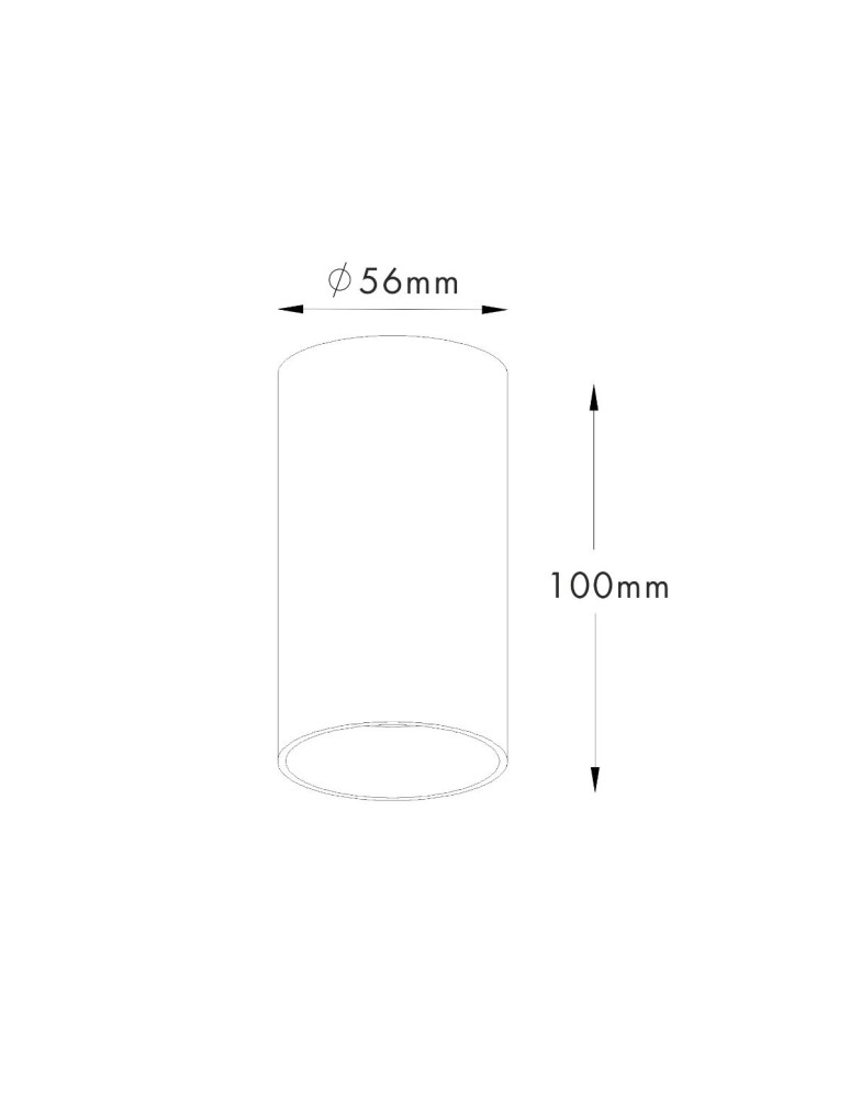 Oprawy sufitowe czarne - Zuma Line Tuba Spot 92680-N czarny - product kolory-swiatla.pl 2