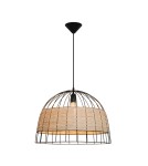 Lampy wiszące boho - Zuma Line Boho Lampa Wisząca Natural&Czarny/Natural&Black P21074-D50 - product 2