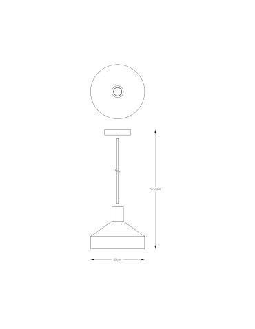 Zuma Line Sigma Lampa Wisząca A8016L czarny mat - produkt 2