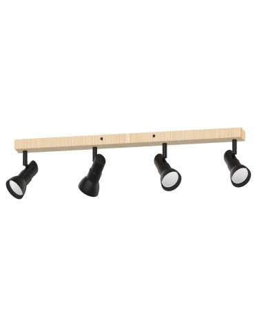 Zuma Line Triest Lampa Sufitowa JP01A-SP-04AS-BWD.373 czarny mat - product 2