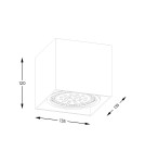 Oprawy sufitowe czarne - Zuma Line Box Spot ACGU10-115-N czarny - product 2