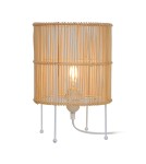 Lampy stołowe Boho - Zuma Line Edin Lampa Stołowa Natural&Biały/Natural&White T19073D-D20 - product 2