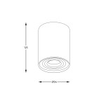 Oprawy sufitowe okrągłe - Zuma Line Rondoo Spot 45519-N biały - product 2