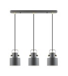 Lampy wiszące na listwie - Zuma Line Draco Lampa Wisząca A8062-3A czarny mat - product 2