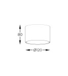 Oprawy sufitowe okrągłe - Zuma Line Oak Spot  Drewniana 3010103 drewniany - product 2