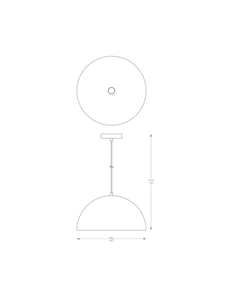 Lampy wiszące okrągłe - Zuma Line Vela Lampa Wisząca A8001XL-BK czarny mat - produkt kolory-swiatla.pl 2