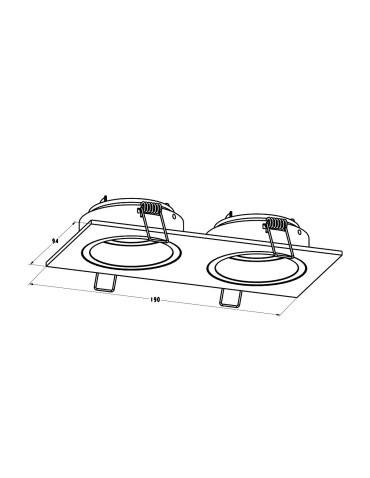 Zuma Line Chuck Spot 20068-BK-N czarny - produkt 2