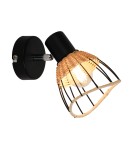 Kinkiety regulowane - Zuma Line Gent Kinkiet P20084-1R czarny - produkt 2