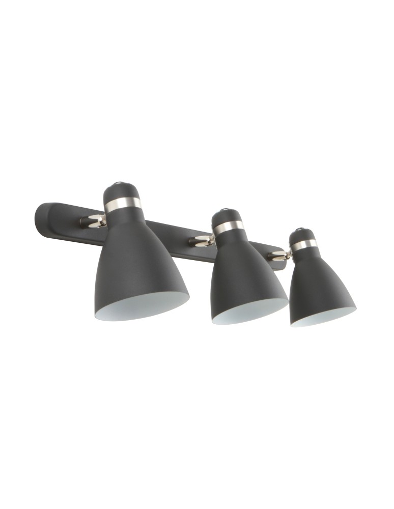 Kinkiety potrójne - Zuma Line Delta Kinkiet A6010-3A czarny mat - product kolory-swiatla.pl 2