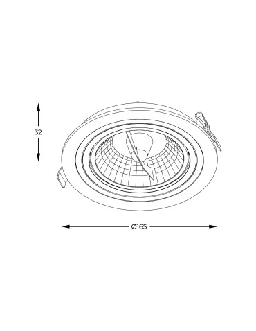 Zuma Line Chuck Spot ARGU10-055-N czarny - produkt 2