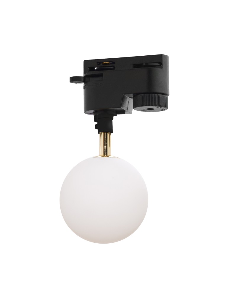 Lampy do szynoprzewodów 1 fazowych - Zuma Line Ali Lampa Do Szynoprzewodu Jednoobwodowego (1-Fazowego) Biały / Czarny / Złoty 9050Bk - produkt kolory-swiatla.pl 2
