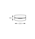 Kinkiety czarne - Zuma Line Kinkiet TORNADO czarny/black - product 2