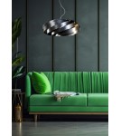 Lampy wiszące nowoczesne - Zuma Line Lampa wisząca VENTO 60 cm antracyt - product 2