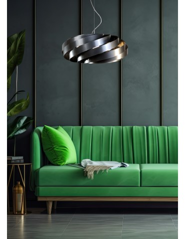 Zuma Line Lampa wisząca VENTO 60 cm antracyt - product 2