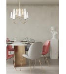 Żyrandole złote - Zuma Line Lampa wisząca MAGNUM 10 złoty/gold - product 4