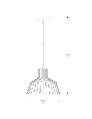 Zuma Line Dolia Lampa Wisząca Złoty A8078-Gld - produkt 2