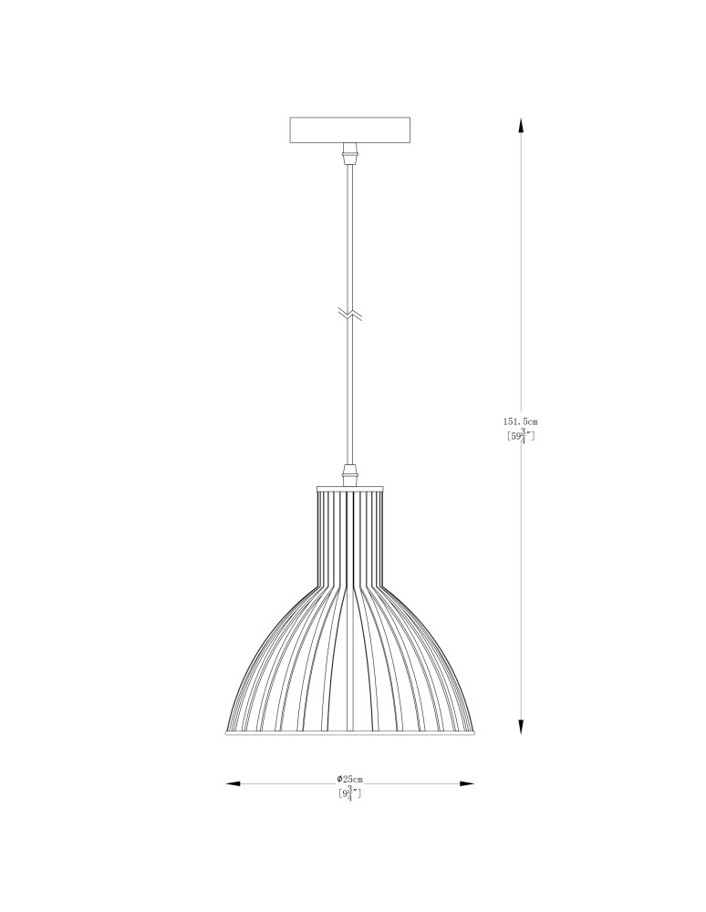 Lampy wiszące pojedyncze - Zuma Line Dolia Lampa Wisząca Czarny Matowy A8082-Bk - product kolory-swiatla.pl 2