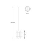Lampy wiszące glamour - Zuma Line Alexandria Lampa Wisząca Złota P0556-01D-V7V7 - product 2