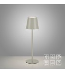 Lampy ogrodowe przenośne - Leuchten Direkt Euria Lampa Przenośna Ip54 Ładowana Usb Ściemnialna Dotykowo Beżowy / Szary 19250-40 - product 2