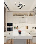 Lampy sufitowe LED - Zuma Line Clint Lampa Sufitowa Nowoczesna Czarny Mx6354-1-3Bt - product 2