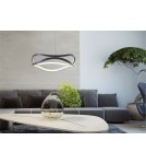 Lampy wiszące LED - Zuma Line Harley Lampa Wisząca Nowoczesna Czarny Md7864-2S-3Bt - product 2