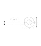 Lampy sufitowe LED - Zuma Line Linos Lampa Sufitowa Czarny / Złoty Mx4417-1S-3Bgd - product 2