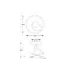 Lampy sufitowe LED - Zuma Line Clint Lampa Sufitowa Czarny Mx6349-1-3Bt - product 2