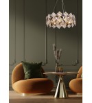 Lampy wiszące glamour - Zuma Line Tiara Lampa Wisząca Złoty / Przezroczysty+Dymiony 9864-500 - product 2
