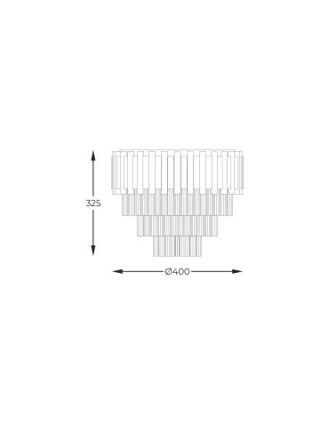 Zuma Line Prima Lampa Sufitowa Złoty 20149Cm - produkt 2