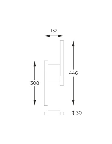 Zuma Line Eliot Kinkiet Jasne Drewno / Czarny Mat Mb4980-2B-3Bmt - produkt 2