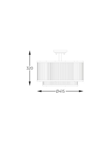Zuma Line Sergio Lampa Sufitowa Czarny Mat C0528-05H-P7Ac - produkt 2