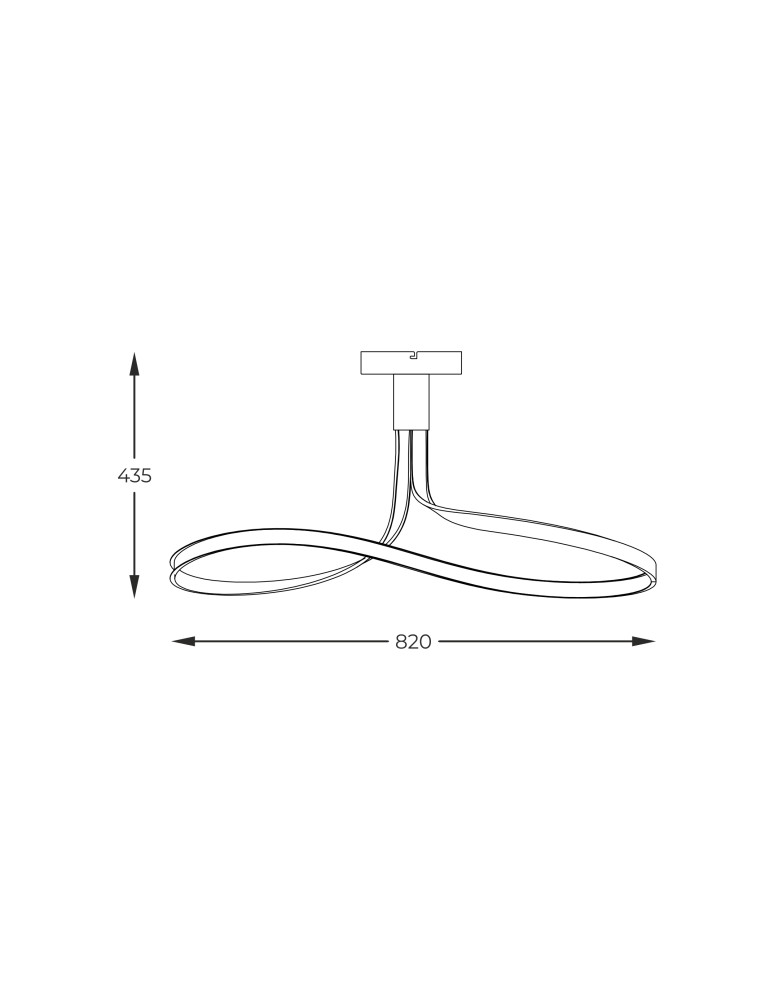 Lampy sufitowe LED - Zuma Line Viso Lampa Sufitowa Czarny Mx9932-1-3Bd - product kolory-swiatla.pl 3