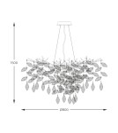 Lampy wiszące - Zuma Line Cindy Lampa Wisząca Chrom Md4115-1-Ecn - product 4