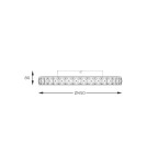 Lampy sufitowe LED - Zuma Line Muriel Lampa Sufitowa Francuskie Złoto/Piaskowa Biel Mx4996-1-3Gwd - product 3