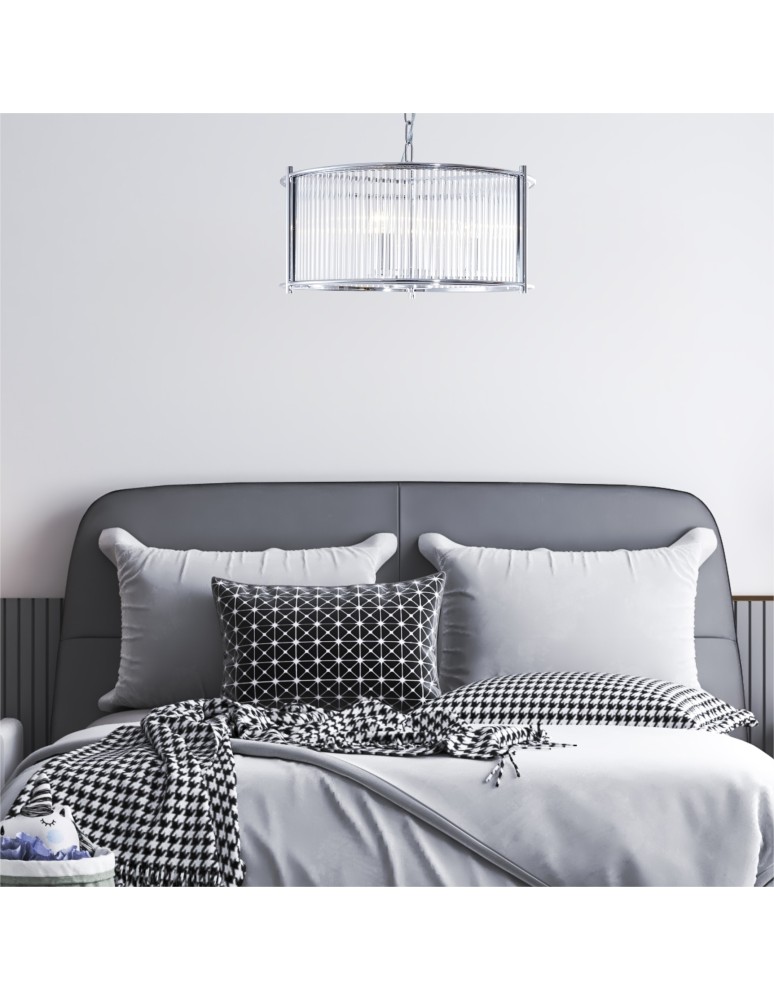 Lampy wiszące - Zuma Line Marmo Lampa Wisząca Chrom 2200131P-L - product kolory-swiatla.pl 5