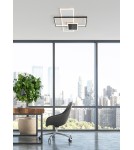 Lampy sufitowe LED - Zuma Line Salo Lampa Sufitowa Biały/Czarny Mx4463-3-3Wbt - produkt 4